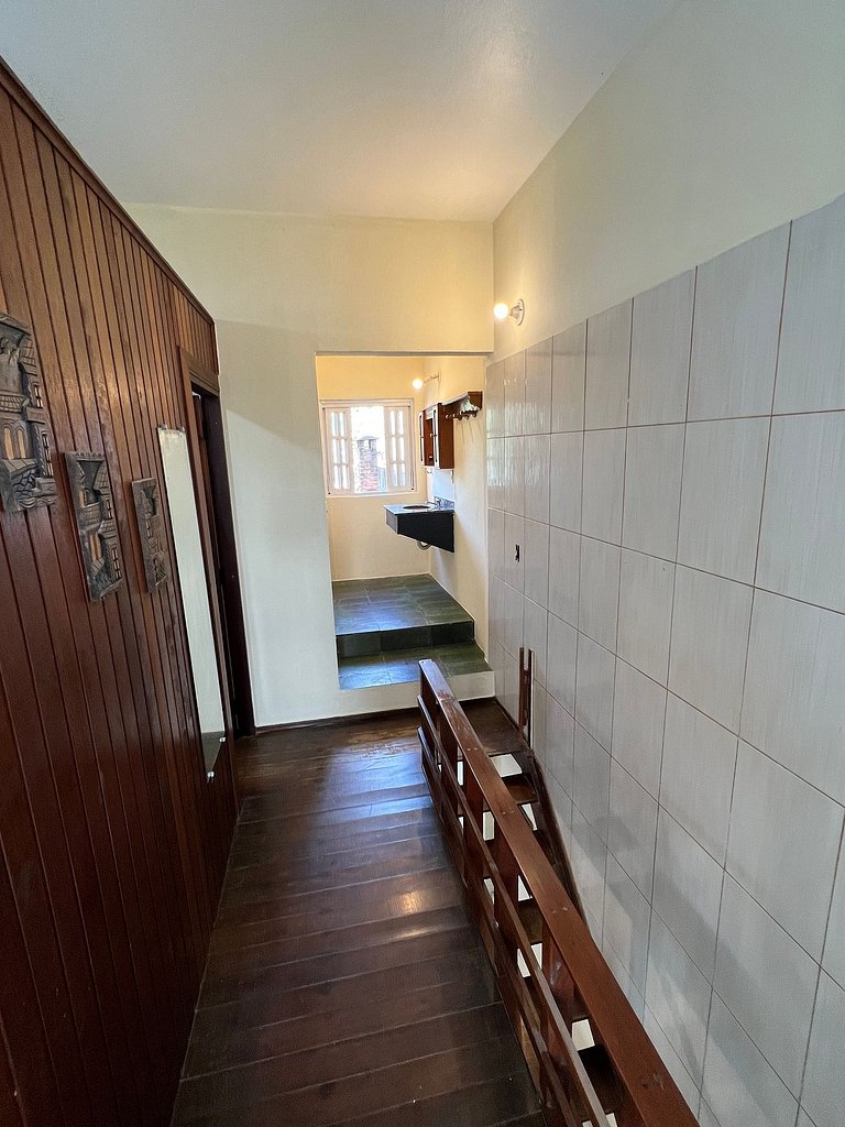 Confortável casa a beira mar c/ jardim pé na areia e área de