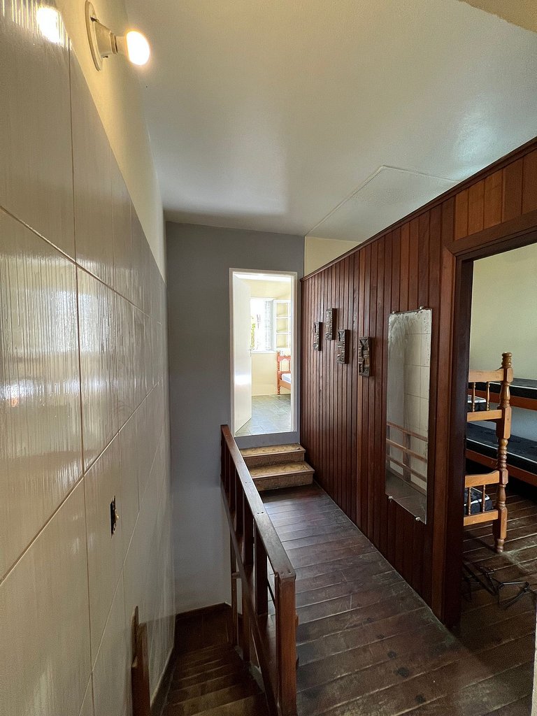 Confortável casa pé na areia com e área gourmet