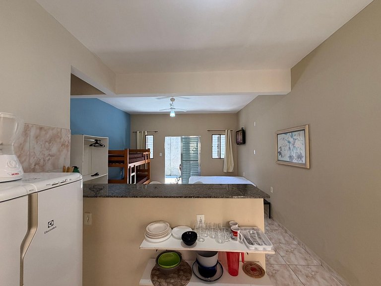 Estúdio 5 Pessoas a 70m da Praia